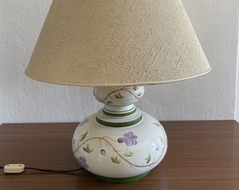 Vintage Table Ceramic Lamp I 70s / 80S
