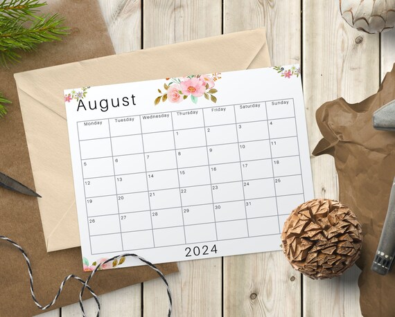 2024 Grand Staff Vacances Mural Agenda Calendrier 88cm x 58cm avec