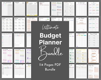 Digital Budget Planner, Finance Tracker, Finance Planner, Digital Budget, Digital Budget Planner, Portrait Budget Planner, GoodNotes Planner