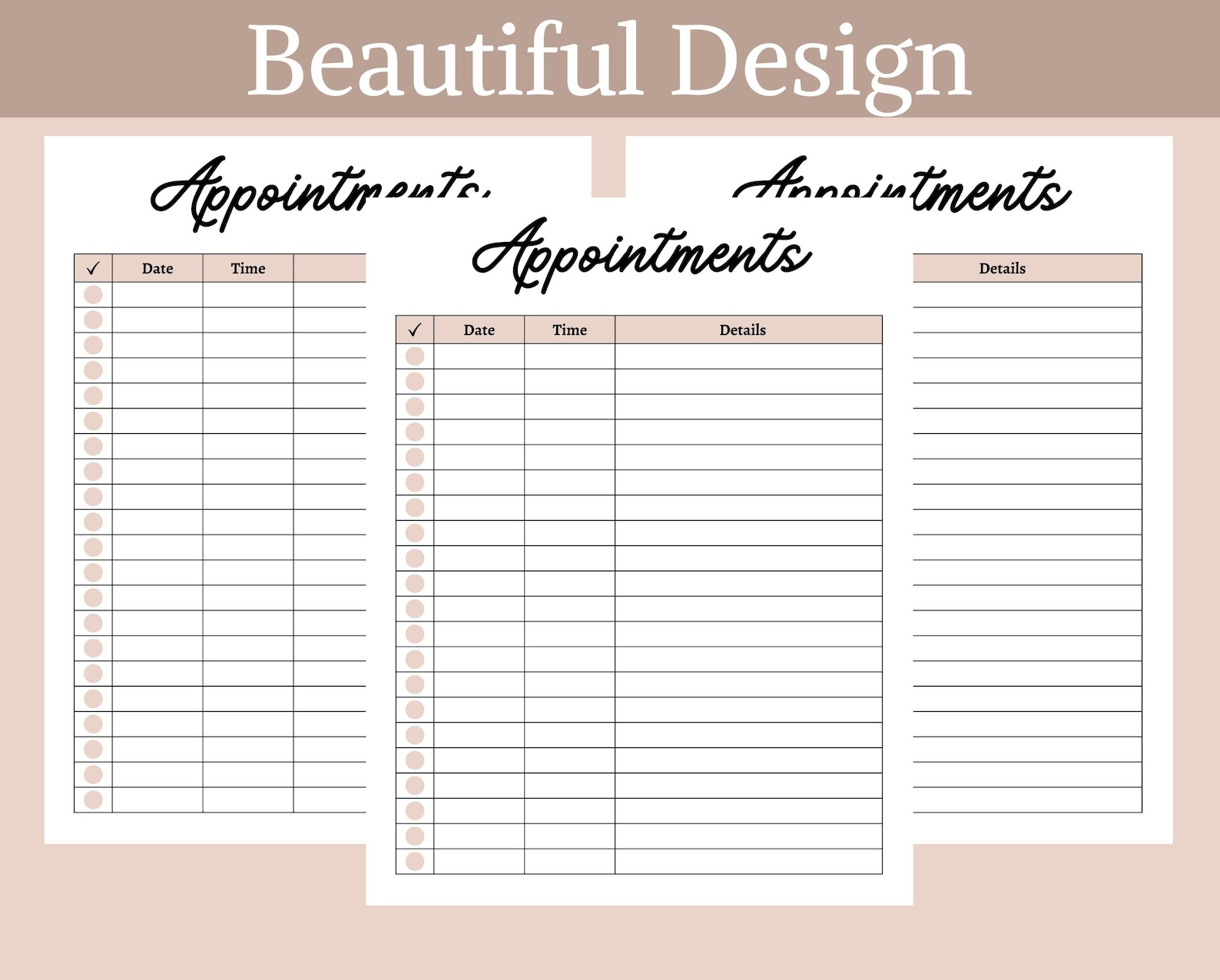 Appointment Tracker, Meeting Tracker, Reminder, Client Appointment ...