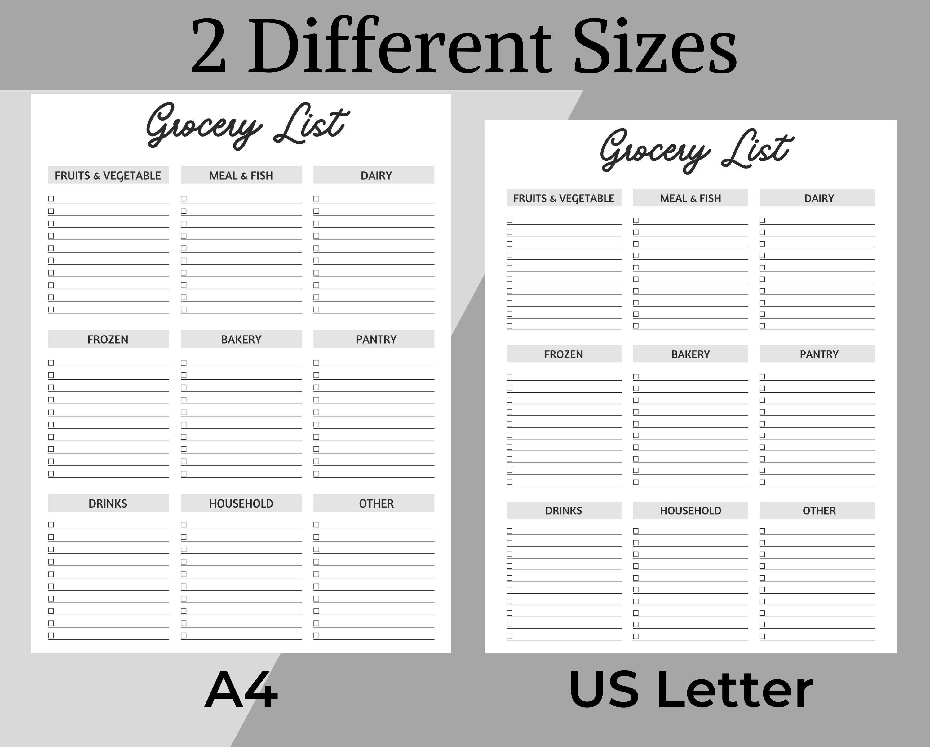 grocery-list-printable-groceries-planner-food-shopping-list-etsy