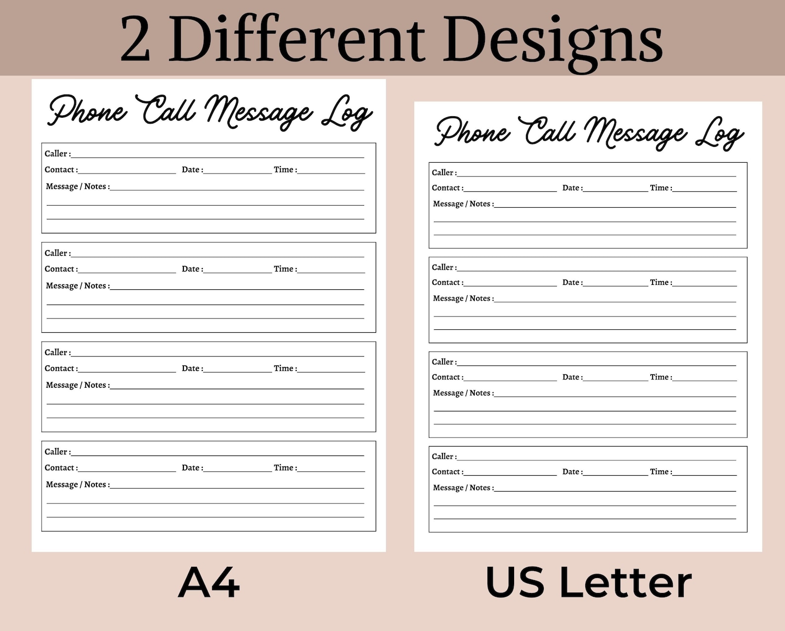 phone-call-message-log-editable-fillable-telephone-template-etsy