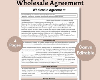 Wholesale Agreement, Wholesale Success Unleashed: Contracts, Agreements, Templates, Candles industries, Retail. Elevate Your Business Now!