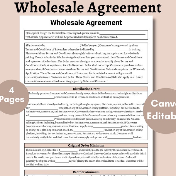 Wholesale Agreement, Wholesale Success Unleashed: Contracts, Agreements, Templates, Candles industries, Retail. Elevate Your Business Now!