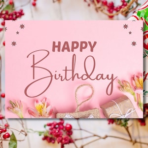 Printable happy Birthday Card, Birthday Card Printable, Digital Birthday Cards, Greeting Card, Happy Birthday Cards, Birthday Card Digital
