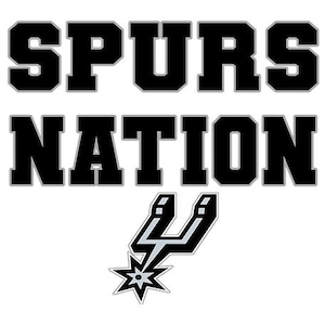 Spurs Nation ( Black ) PNG