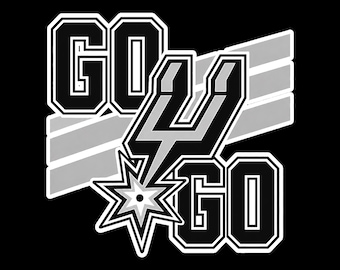 May include: Black graphic with the words "GO 4 GO" in a bold, outlined font. The number "4" is stylized with a lightning bolt and a starburst. The background is black with gray stripes.