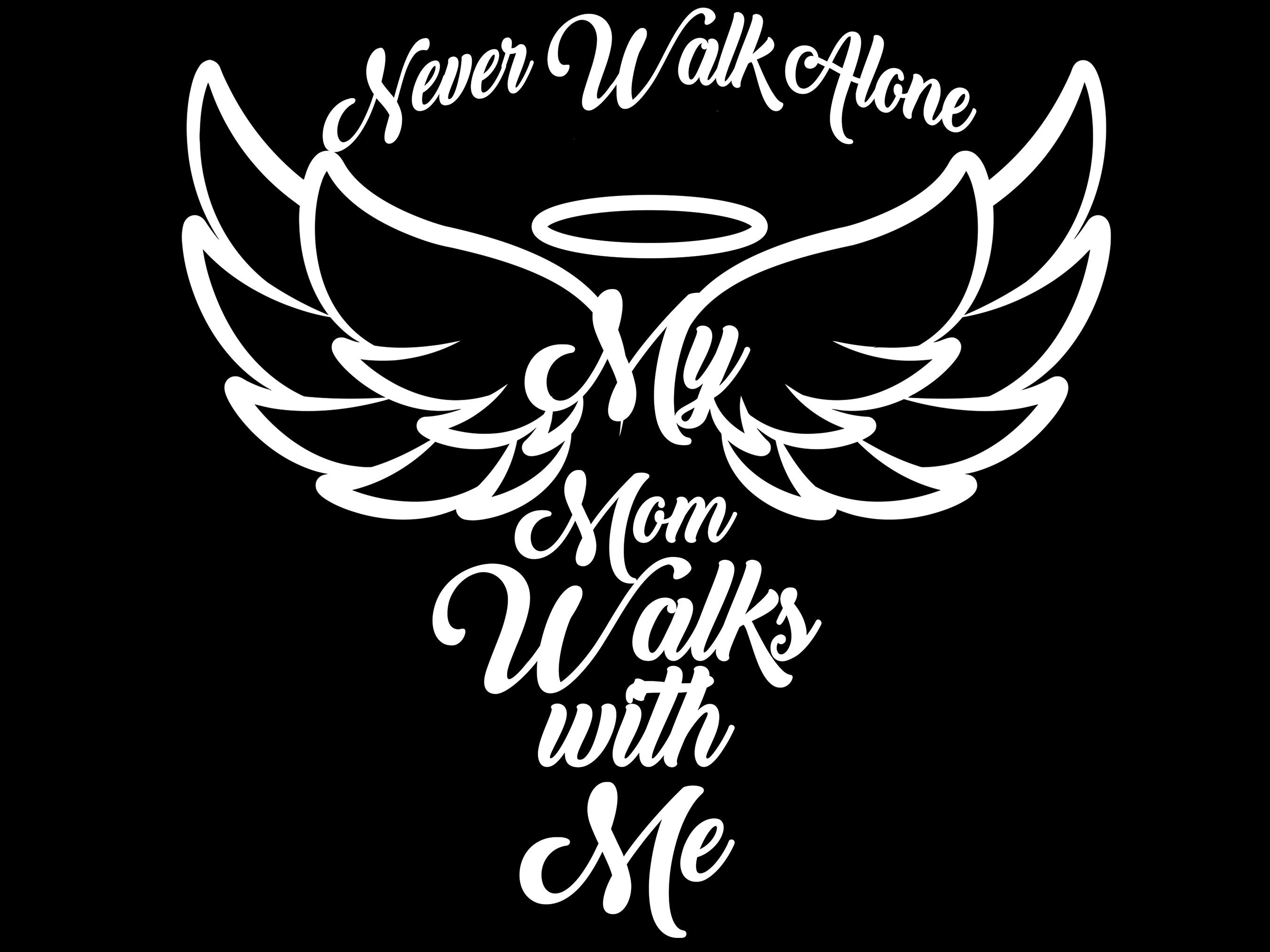 lllᐅ Never Walk Alone Heart SVG - clipart Cricut silhouette file download