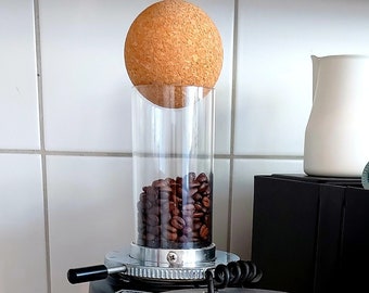 Day hopper / day hopper / bean container with bean trap, for Mazzer Mini & Super Jolly