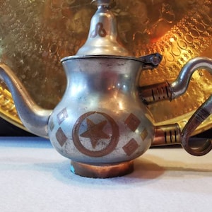 Tuareg Teapot Mauritanian , Antique Old Tuareg Teapot, Collectible Teapot, Tea Pot