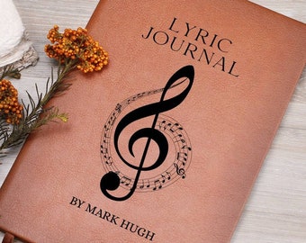 Write Your Symphony: Personalized Lyric Journal for Songwriters and Musicians