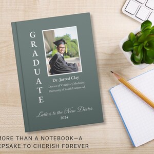 Personalized Graduation Guest Book Custom Graduate Memory Journal ...