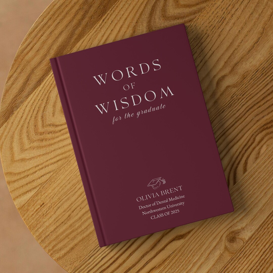 Personalized Graduation Guest Book Custom Graduate Memory Journal ...