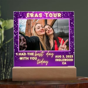 Capture the Beat: ERAS TOUR Memory Acrylic Plaque - Personalized Concert Keepsake