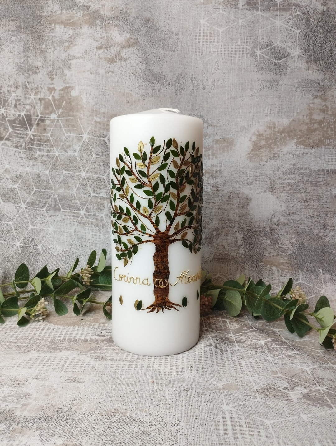 Candle Tree of Life Summer Etsy