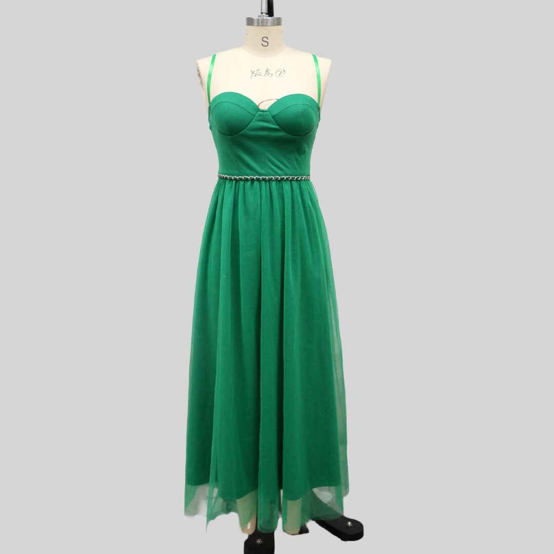 Elegant Green Cocktail Dress Short Spaghetti Formal Dress - Etsy