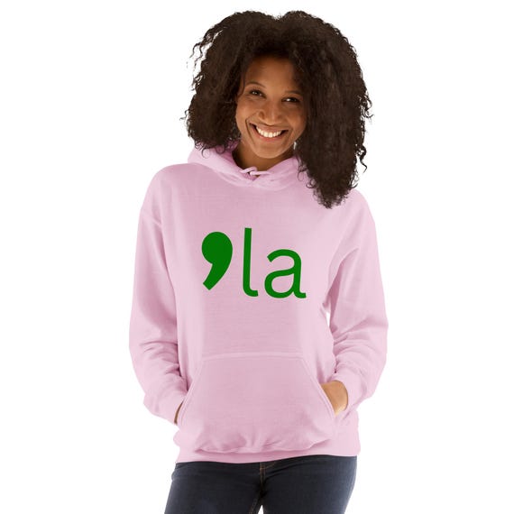 Kamala Comma La Pink and Green Unisex Hoodie Sweatshirt Election 2024 Etsy Canada