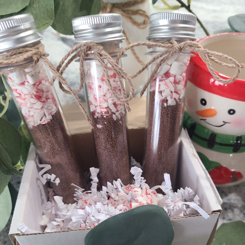 Test tube Hot Cocoa Kits/Hot Cocoa Stocking Stuffers/Teacher image 1