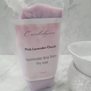 Wax melt squeezable  7.5 oz All soy wax  for Wax Warmers, Electric Warmers, Candle Warmers, Custom Wax Melts, Strong Scents gifts