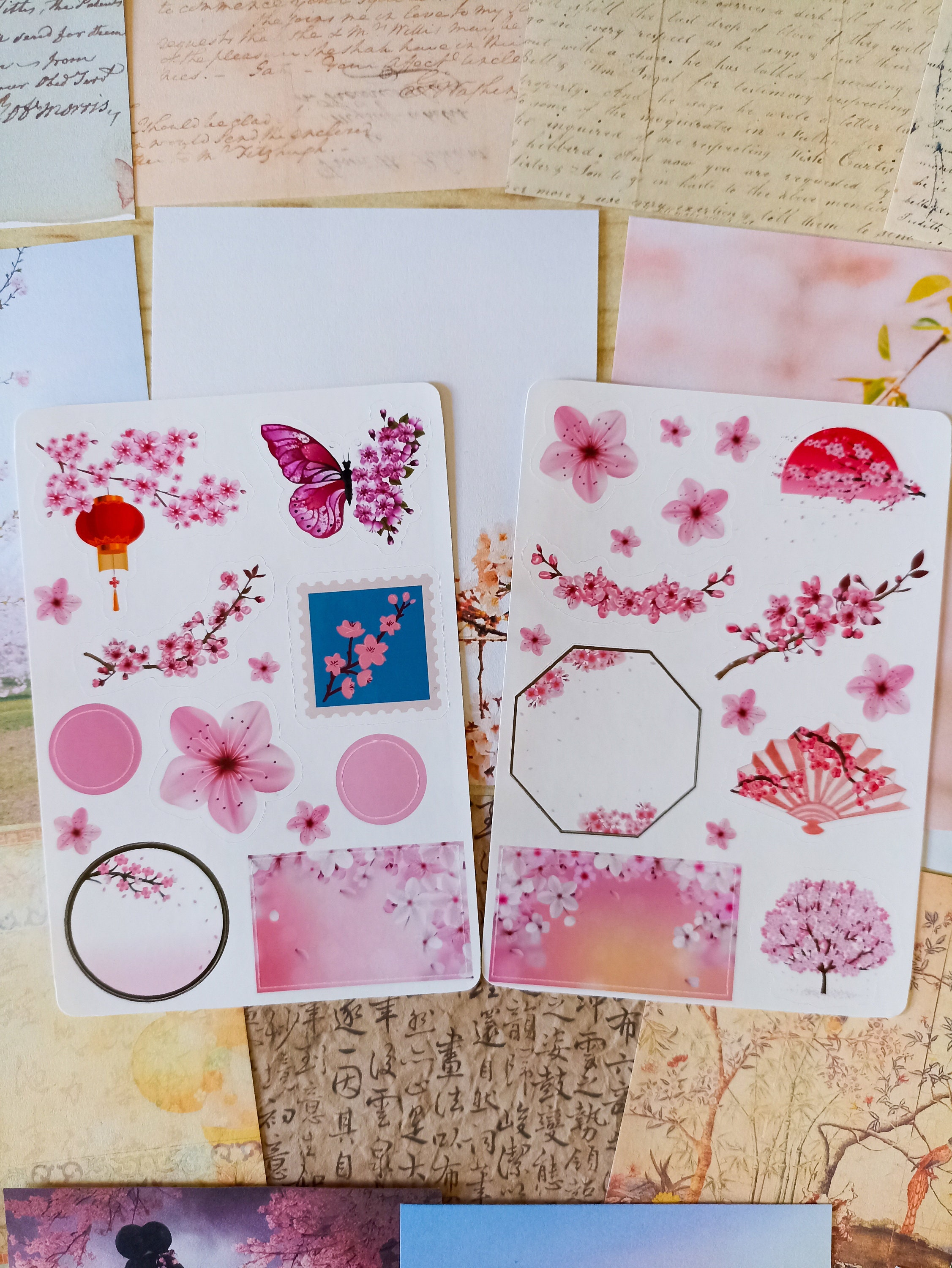 大人 可愛い 服  Sakura Collection With Set,set Ephemera Scrapbooking 額縁