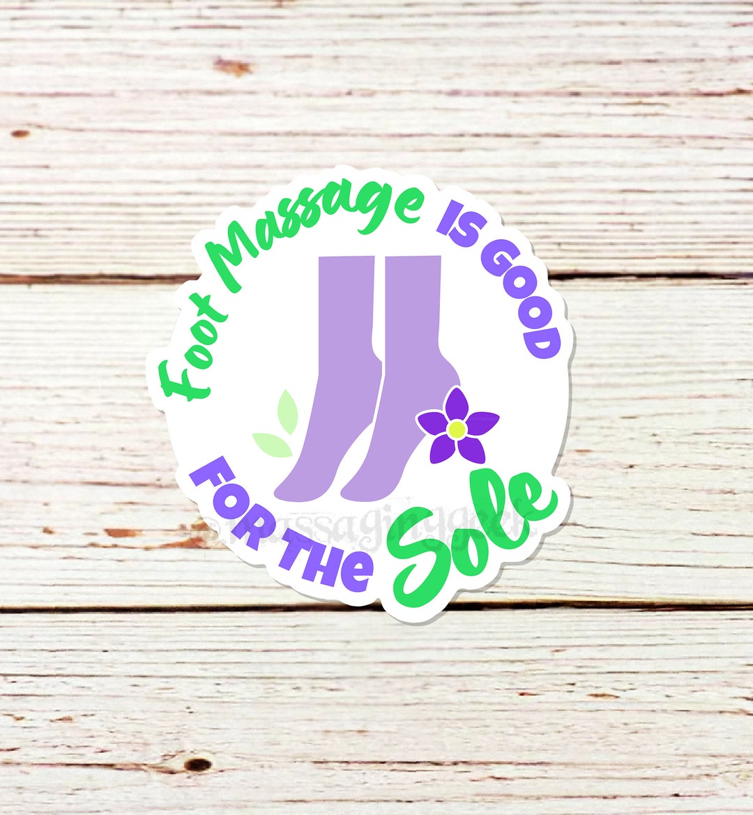 Foot Massage Meme Sticker Massage Therapist Sticker Sticker Etsy