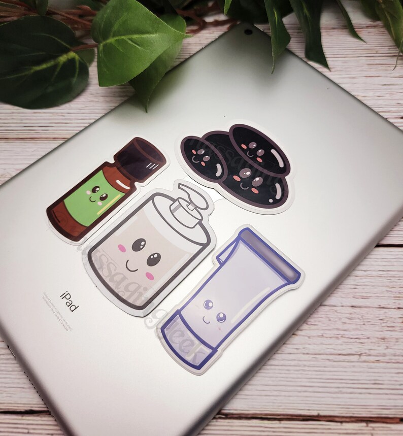 Cute Massage Sticker Pack, Massage Therapist Sticker, Sticker for Water