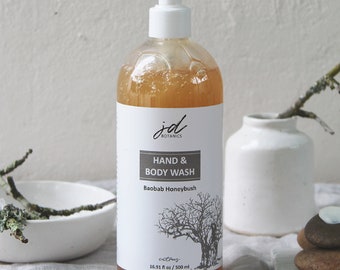Baobab and Honeybush Hand & Body Wash | Direct from South Africa