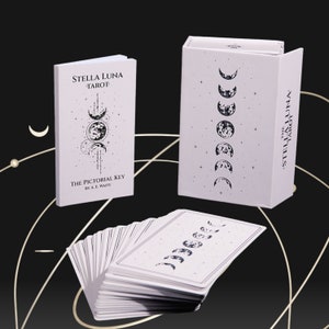 The Stella Luna Tarot Card Unique Tarot & Oracle DeckDeck, Tarot Deck with Guidebook, Tarot Card Box, Tarot Guidebook