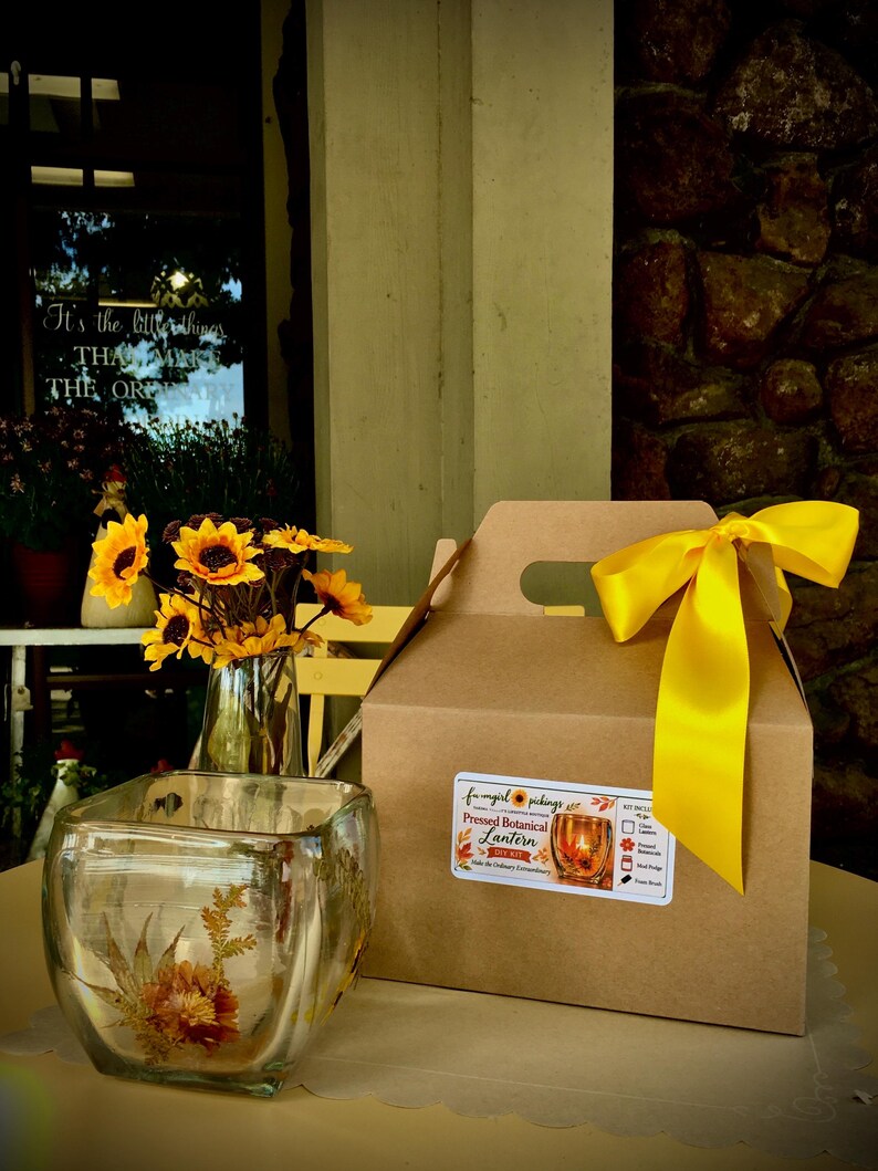 Farmgirl Pickings DIY Pressed Flower Craft Kits - Etsy
