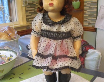 16in, Terri Lee Doll, Scottie Dog Themed, Vintage Doll, Plastic Doll, Vinyl Doll, Vintage Toys, LotTLD#79