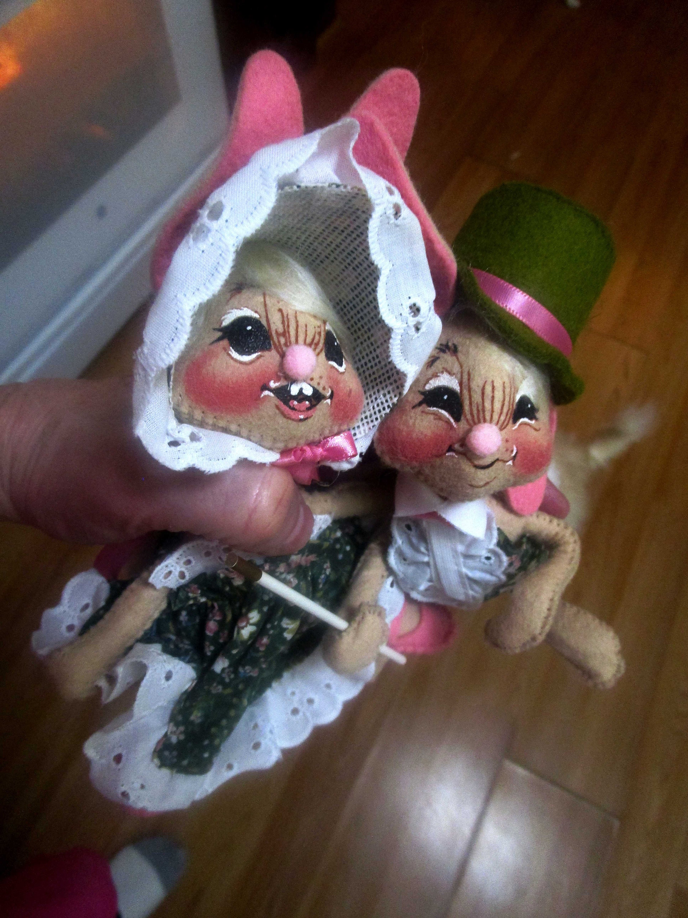 2, Annalee Rabbits, Easter Dolls, Easter Bunny, Annalee Easter, Easter ...