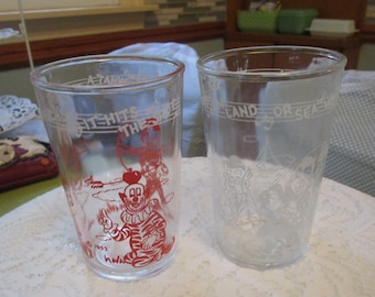 2, 1953, Howdy Doody, Welches Glasses, Jelly Jars, Jelly Glasses, Vintage Glasses, Kids Glasses, Howdy Welches, Welches Jelly