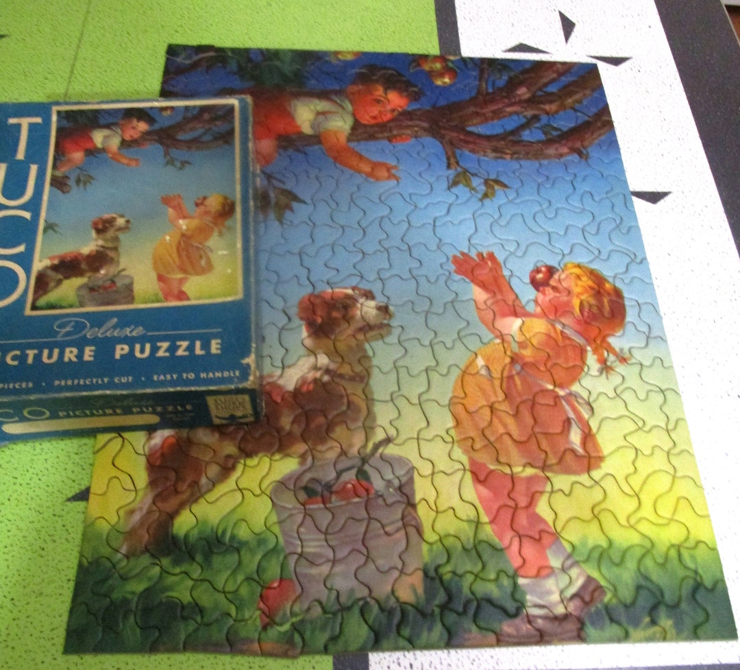 Vintage Puzzle, Tuco Puzzle, Antique Puzzle, Vintage Toys, Vintage