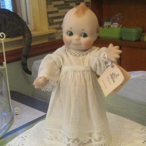 Joan Infantino, Artist Doll, Porcelain Doll, Kewpie Doll, Vintage Kewpie, OOAK Doll