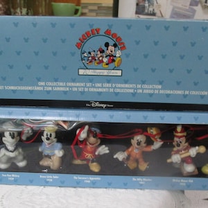 7, Mickey Mouse Ornaments, Disney Ornaments, Disney Store, Porcelain Ornaments, Disney Figurines, Vintage Mickey, Steamboat Willie
