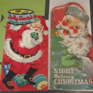 2, 1960s, Whitman Books, Christmas Books, Night Before Christmas, Kids Books, Vintage Christmas, Santa Books