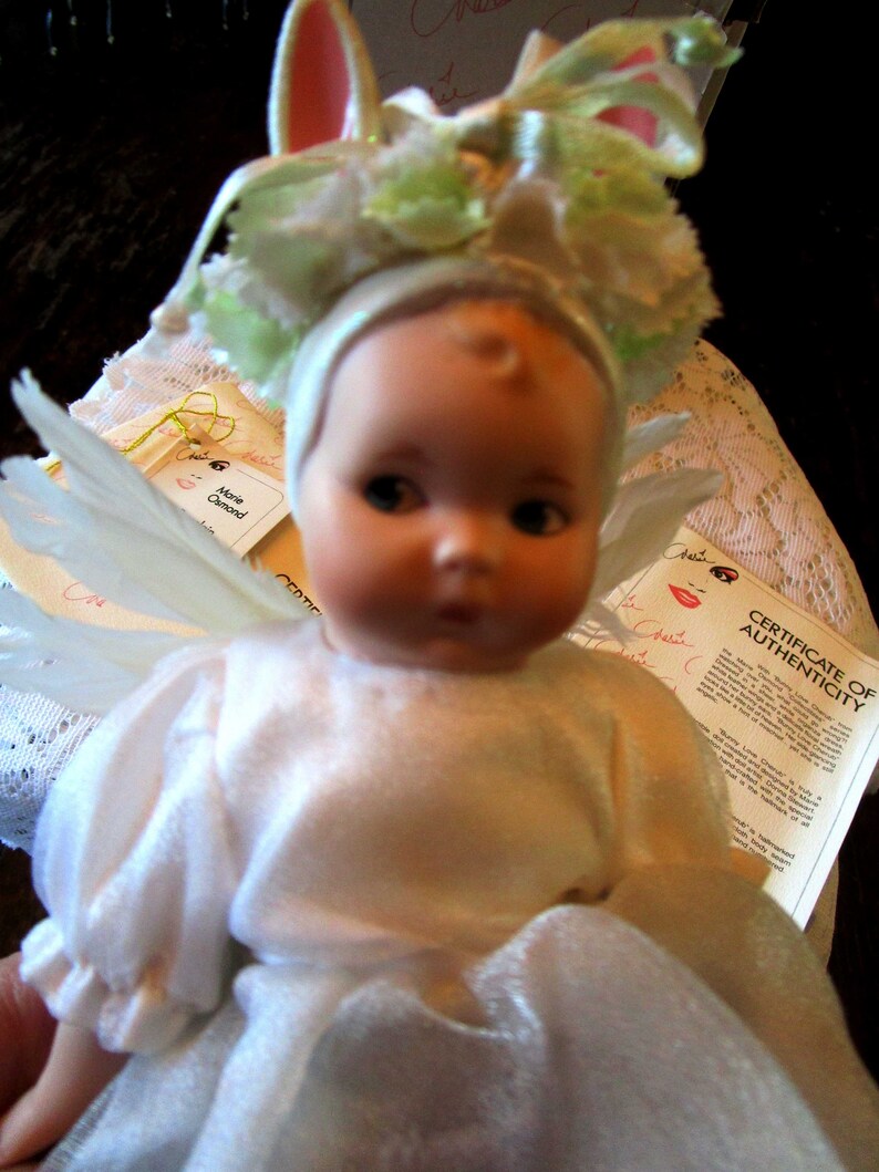 Bunny Angel Doll Marie Osmond Porcelain Doll Angel Doll Etsy