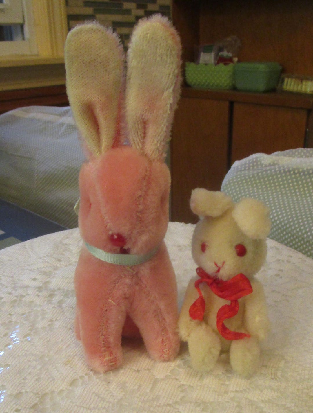 2, Miniature Bunnies, Miniature Animals, Miniature Rabbit, Stuffed ...
