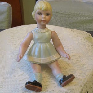 Bisque Doll, Artist Doll, Porcelain Doll, Vintage Doll