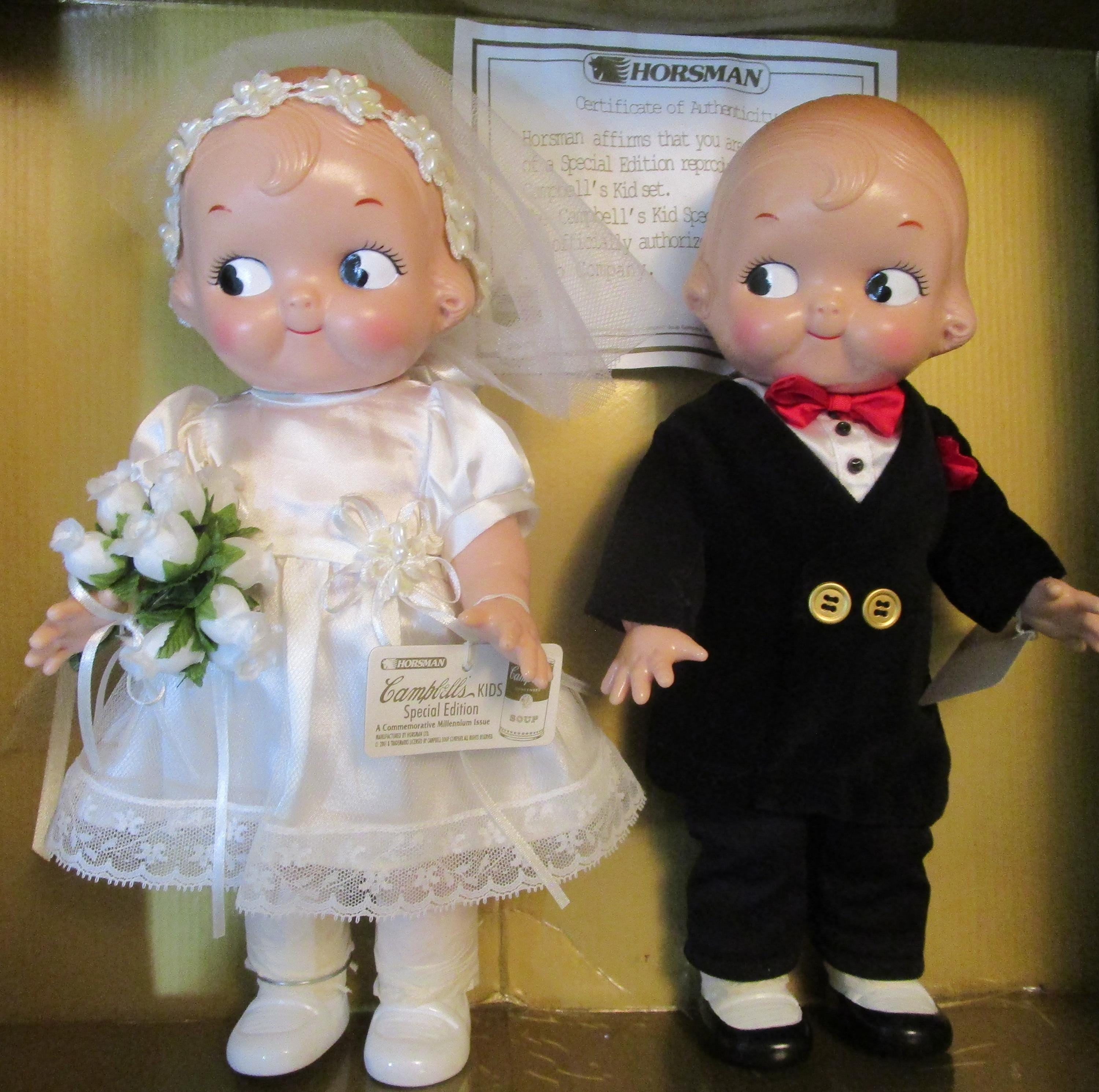 Campbells Kids, Wedding Dolls, Special Edition, Millennium Edition 