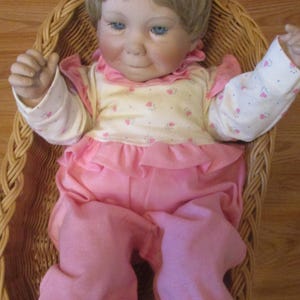 1980s, Lee Middleton, Baby Doll, 21in, Vintage Doll, Middleton Dolls, Life Like Doll
