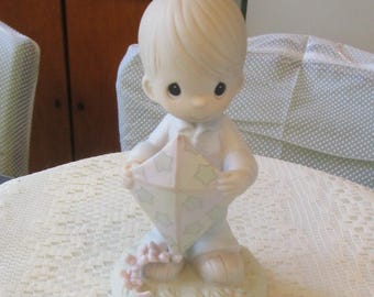 1989, Precious Moments High Hopes Kite Flyer Figurine