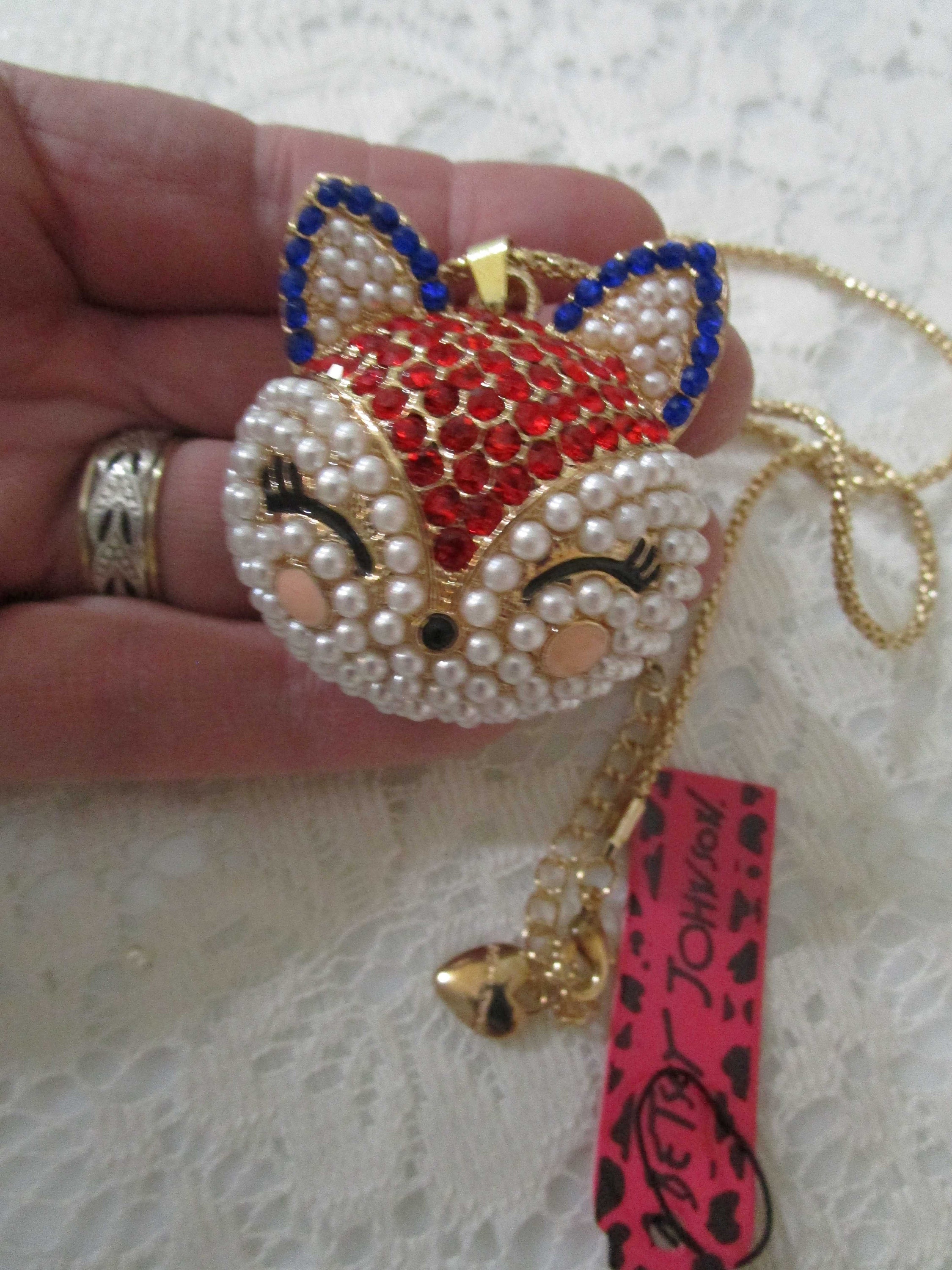 BetseyJohnson sparkling fox tail earrings | Betsey johnson earrings,  Sparkle, Betsey