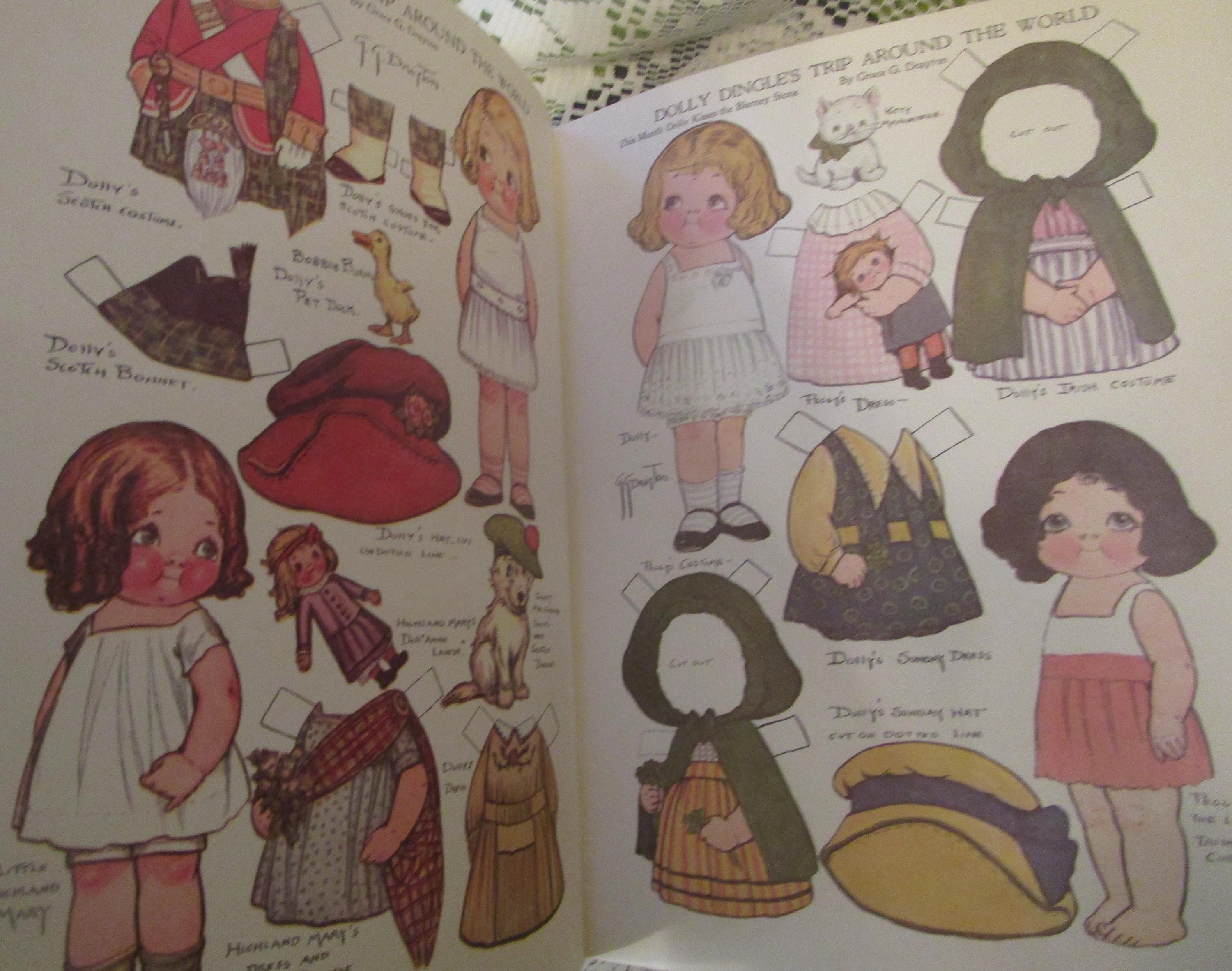 Dolly Dingle, Paper Dolls, Doll Book, Vintage Dolls, Activity Books - Etsy