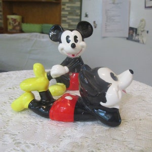 Disney Figurines, Walt Disney Productions, Mickey Mouse, Mouse Figurines, Vintage Disney, Disney Collectibles