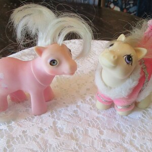 1984,1986, 2, Hasbro, My Little Pony,  Pony, Pink Pony, Vintage Ponies, Hasbro Pony, Vintage Toys, Toy Pony, Hasbro Toys, Pony Figures