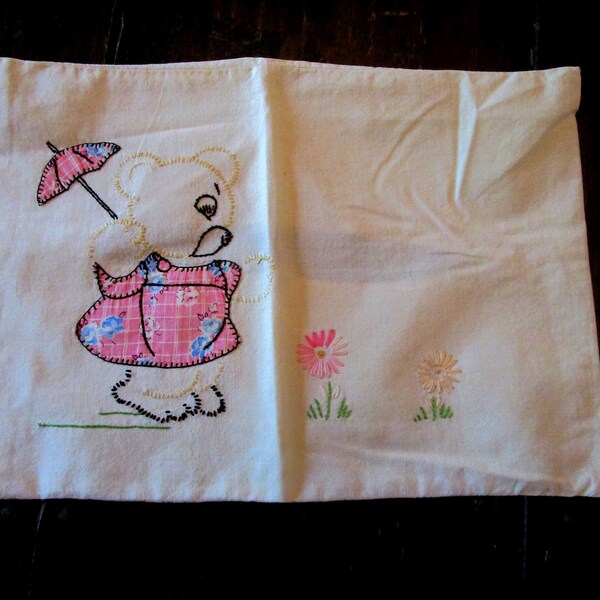 Applique Pillowcase Etsy