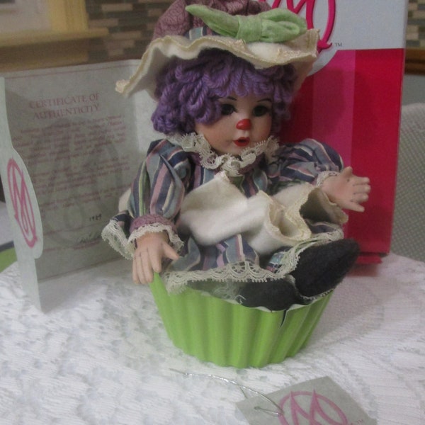 Rag-A-Muffin Doll, Marie Osmond, Oatmeal Raisin, Porcelain Doll, Osmond Dolls, Vintage Doll, Yarn Doll, Collector Doll, Muffin Doll