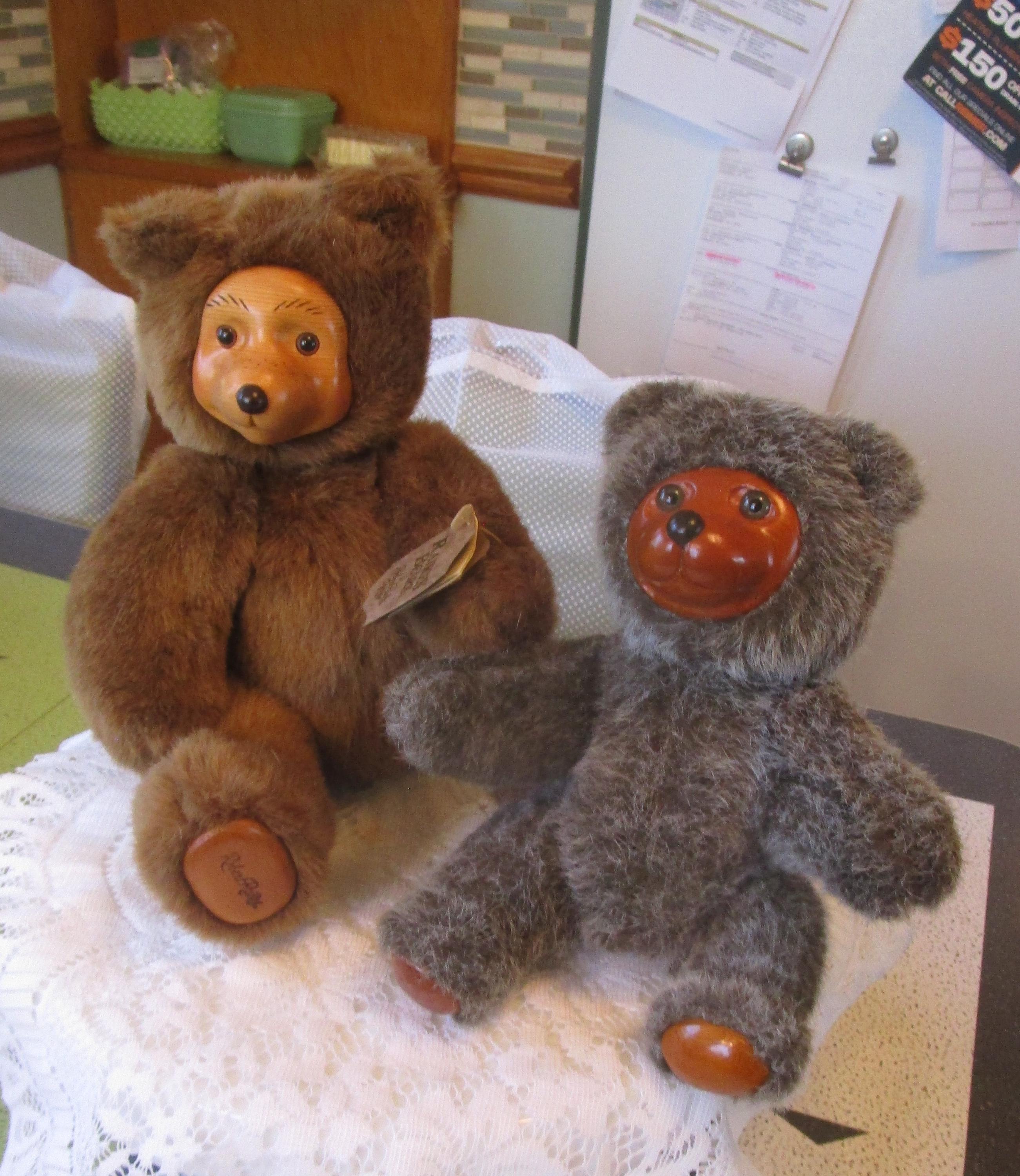 2, Raikes Bears, Teddy Bears, Wooden Face Bears, Artist Bears  display picture 1
