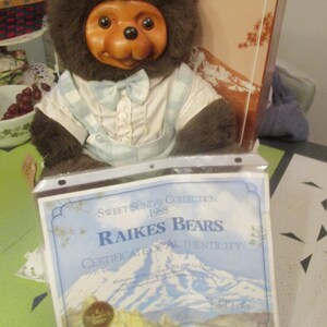 1987, Raikes Bear, Timmy, Teddy Bear, Vintage Bears, Stuffed Bears, Vintage Raikes, Toy Bears, Raikes Timmy